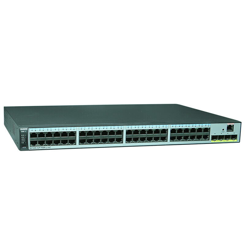 華為S5720S-52P-PWR-LI-AC 下一代精簡型企業級千兆交換機的卓越之選